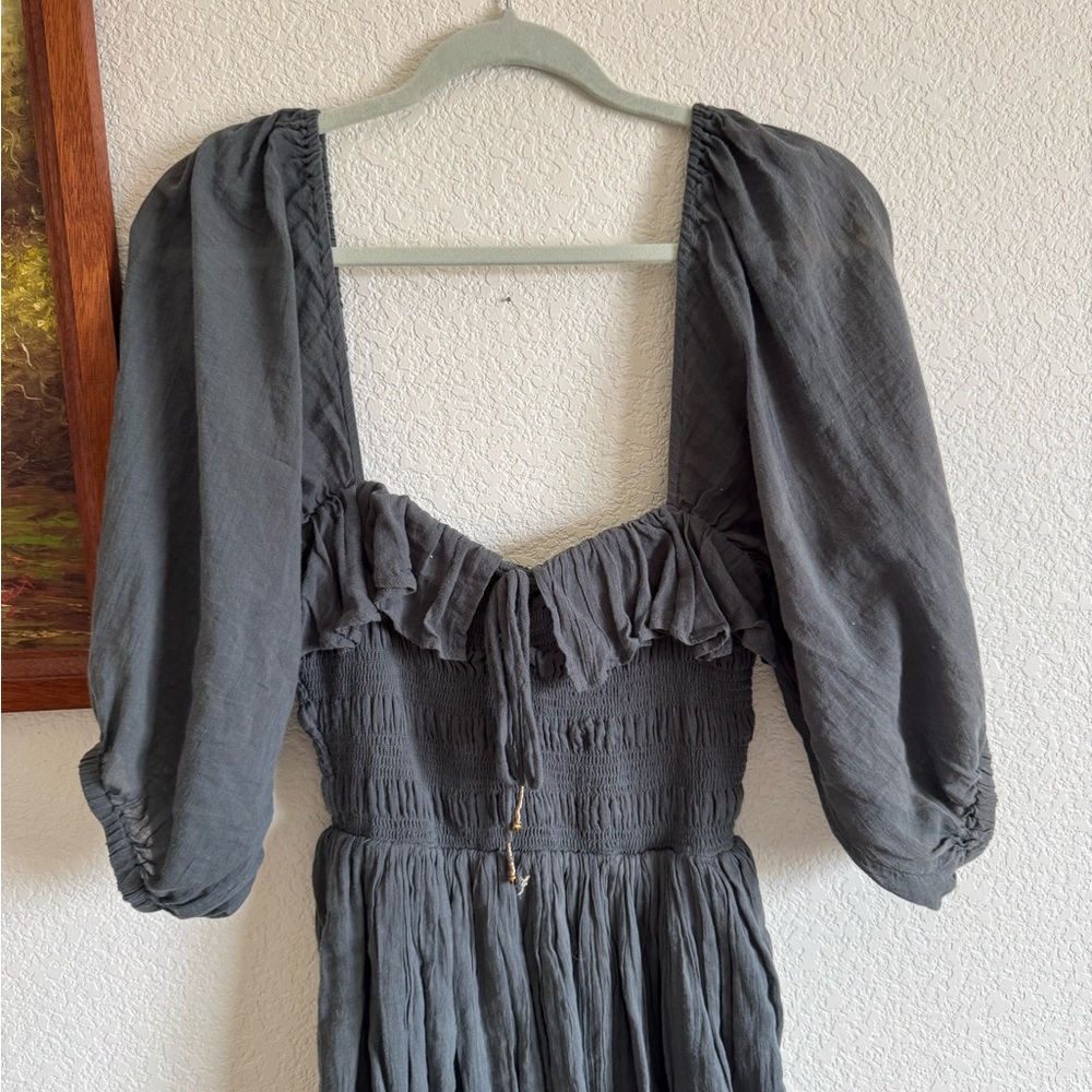 Free People Slate Oasis Midi Dress